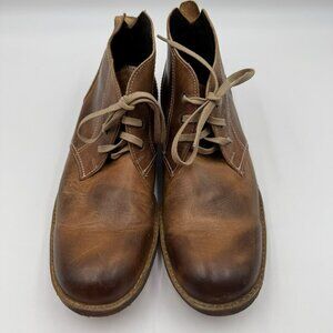 Bed Stu Draco Toast Zone Chukka Mens Leather Lace-Up Boots Size 10 Brown
